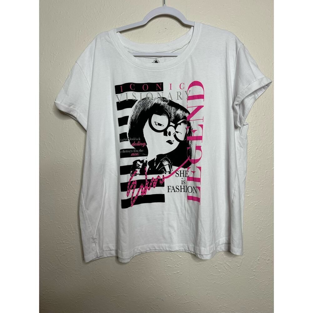 Disney parks the Incredibles Edna iconic visionary Woman's shirt Plus Size 1X